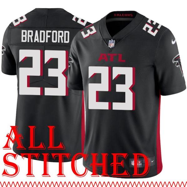Black Home Ronnie Bradford Jersey Atlanta Falcons #23