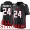 Black Home Domonique Foxworth Jersey Atlanta Falcons #24
