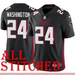 Black Home Joe Washington Jersey Atlanta Falcons #24