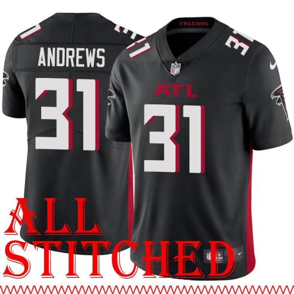 Black Home William Andrews Jersey Atlanta Falcons #31