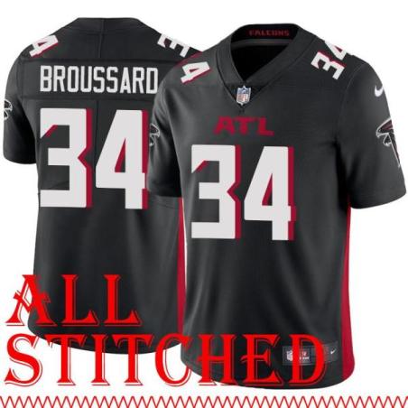Black Home Steve Broussard Jersey Atlanta Falcons #34