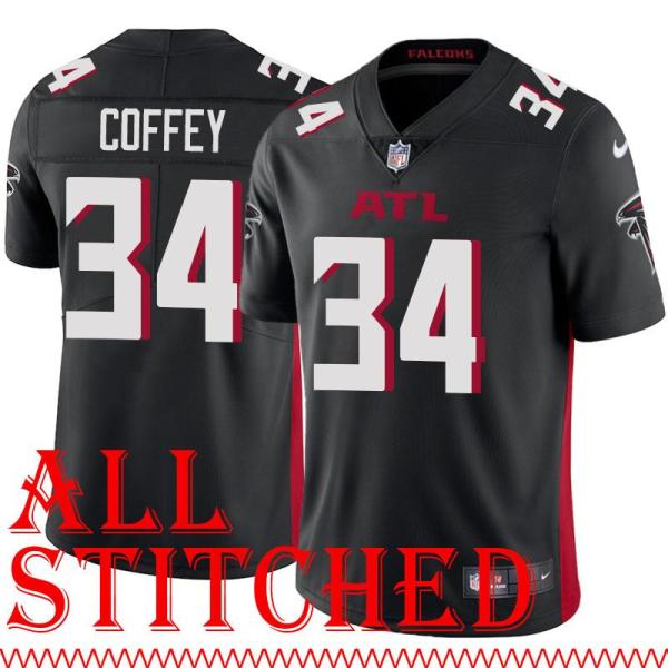 Black Home Junior Coffey Jersey Atlanta Falcons #34