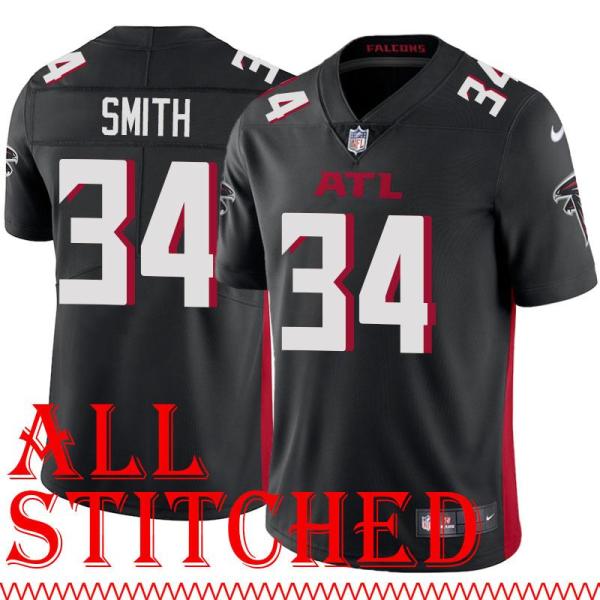 Black Home Jerome Smith Jersey Atlanta Falcons #34
