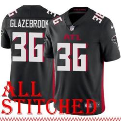 Black Home Bob Glazebrook Jersey Atlanta Falcons #36