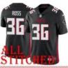 Black Home Kevin Ross Jersey Atlanta Falcons #36