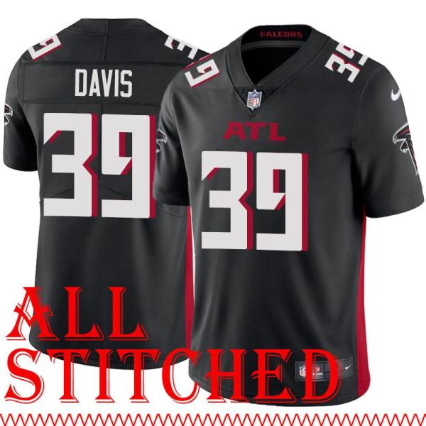 Black Home Carey Davis Jersey Atlanta Falcons #39