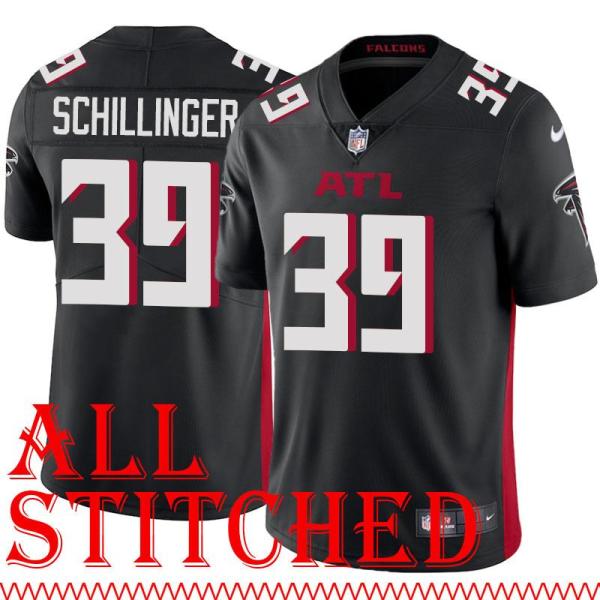 Black Home Shann Schillinger Jersey Atlanta Falcons #39