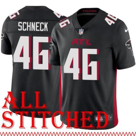 Black Home Mike Schneck Jersey Atlanta Falcons #46