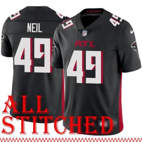 Black Home Dallas Neil Jersey Atlanta Falcons #49
