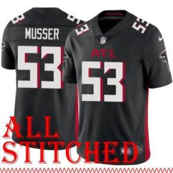 Black Home Neal Musser Jersey Atlanta Falcons #53