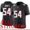 Black Home Chris Draft Jersey Atlanta Falcons #54