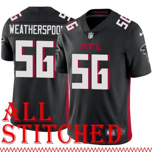 Black Home Sean Weatherspoon Jersey Atlanta Falcons #56