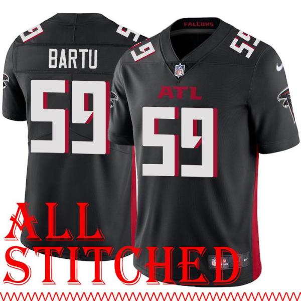 Black Home Joplo Bartu Jersey Atlanta Falcons #59