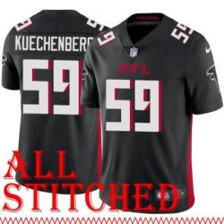 Black Home Rudy Kuechenberg Jersey Atlanta Falcons #59