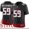 Black Home Rudy Kuechenberg Jersey Atlanta Falcons #59