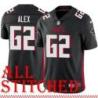 Black Home Keith Alex Jersey Atlanta Falcons #62