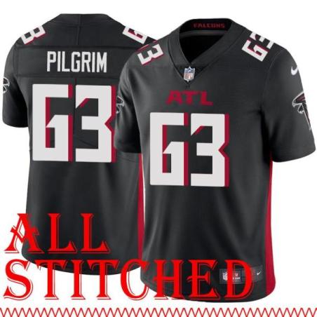 Black Home Evan Pilgrim Jersey Atlanta Falcons #63