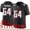 Black Home Jeff Pahukoa Jersey Atlanta Falcons #64
