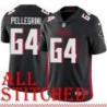 Black Home Joseph Pellegrini Jersey Atlanta Falcons #64