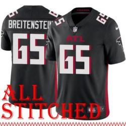 Black Home Bob Breitenstein Jersey Atlanta Falcons #65