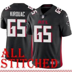 Black Home Lou Kirouac Jersey Atlanta Falcons #65