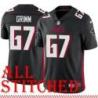 Black Home Dan Grimm Jersey Atlanta Falcons #67