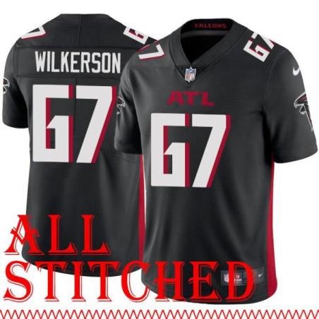 Black Home Ben Wilkerson Jersey Atlanta Falcons #67