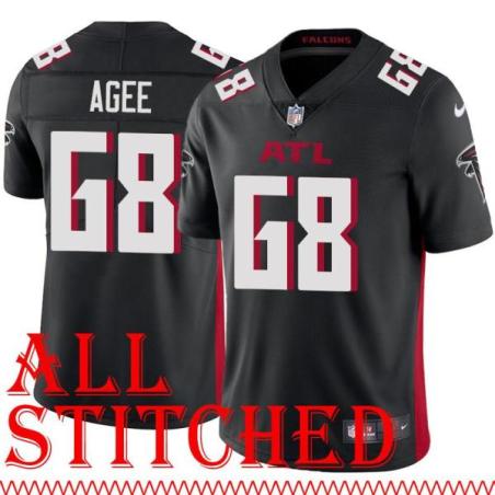 Black Home Mel Agee Jersey Atlanta Falcons #68
