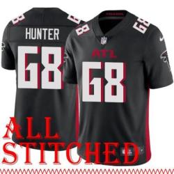Black Home John Hunter Jersey Atlanta Falcons #68