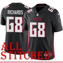 Black Home Bobby Richards Jersey Atlanta Falcons #68