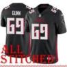 Black Home Harland Gunn Jersey Atlanta Falcons #69