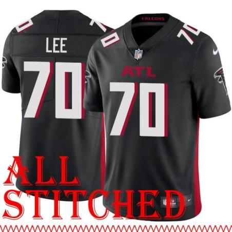 Black Home Ronnie Lee Jersey Atlanta Falcons #70