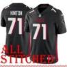 Black Home Chris Hinton Jersey Atlanta Falcons #71