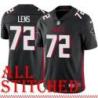 Black Home Greg Lens Jersey Atlanta Falcons #72