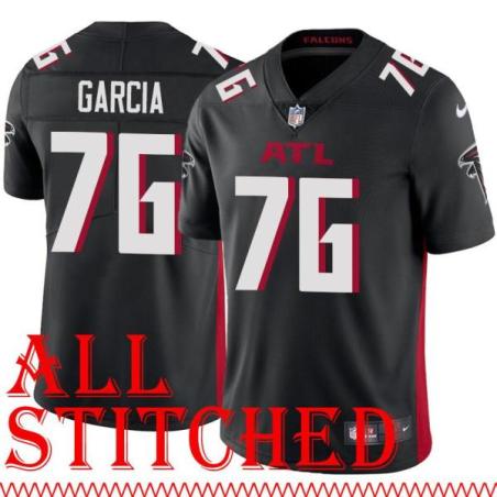 Black Home Jim Garcia Jersey Atlanta Falcons #76