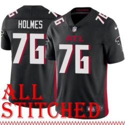 Black Home Lamar Holmes Jersey Atlanta Falcons #76