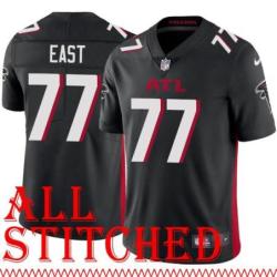 Black Home Ron East Jersey Atlanta Falcons #77