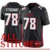 Black Home Mark Studaway Jersey Atlanta Falcons #78