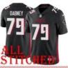 Black Home Carlton Dabney Jersey Atlanta Falcons #79