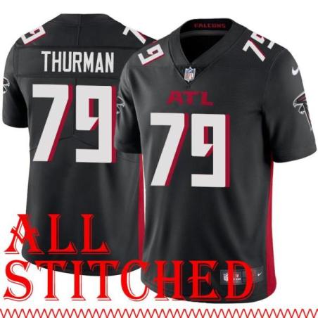 Black Home Nick Thurman Jersey Atlanta Falcons #79