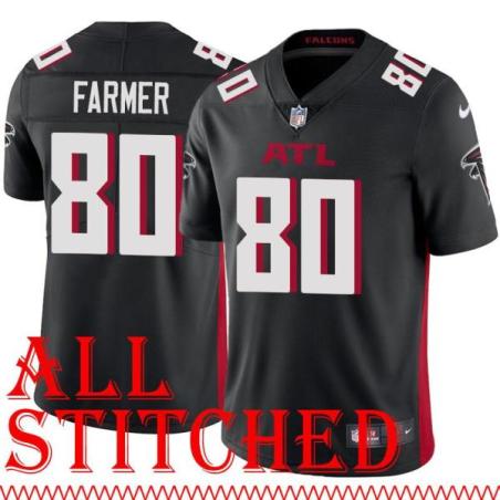 Black Home Karl Farmer Jersey Atlanta Falcons #80