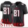 Black Home Wes Chesson Jersey Atlanta Falcons #81