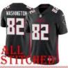 Black Home Casey Washington Jersey Atlanta Falcons #82