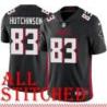 Black Home Tom Hutchinson Jersey Atlanta Falcons #83