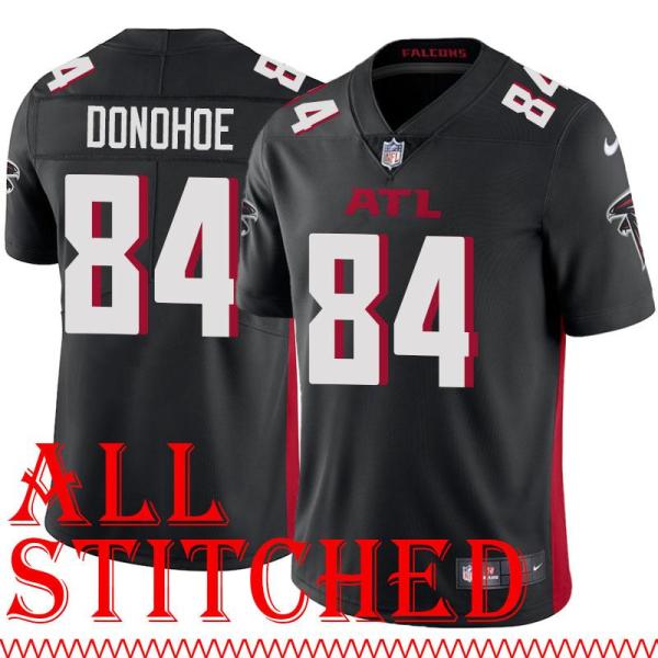 Black Home Mike Donohoe Jersey Atlanta Falcons #84