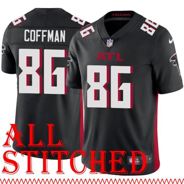 Black Home Chase Coffman Jersey Atlanta Falcons #86