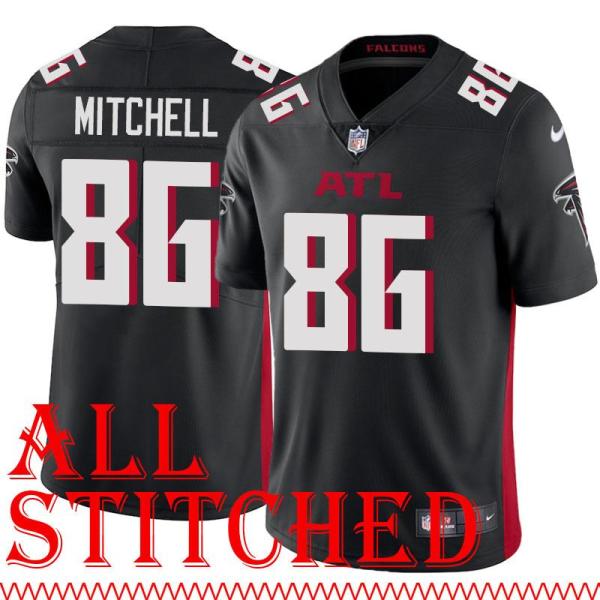 Black Home Jim Mitchell Jersey Atlanta Falcons #86