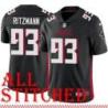 Black Home Constantin Ritzmann Jersey Atlanta Falcons #93