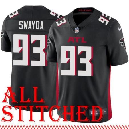 Black Home Shawn Swayda Jersey Atlanta Falcons #93