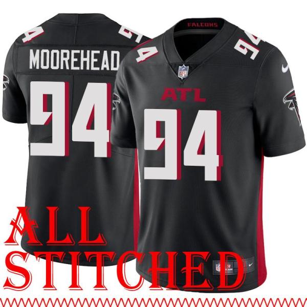 Black Home Kindal Moorehead Jersey Atlanta Falcons #94
